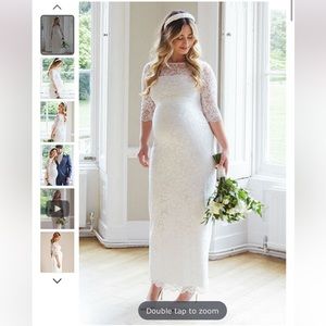 Tiffany Rose - AMELIA LACE FULL LENGTH MATERNITY WEDDING GOWN